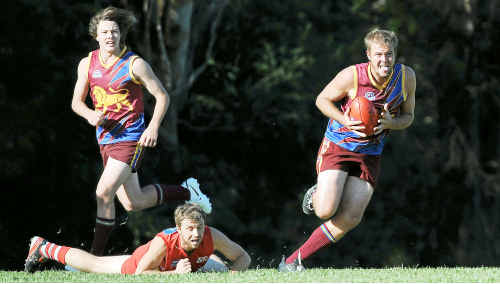 Lions player Aaron Clarke. Lions player Aaron Clarke.